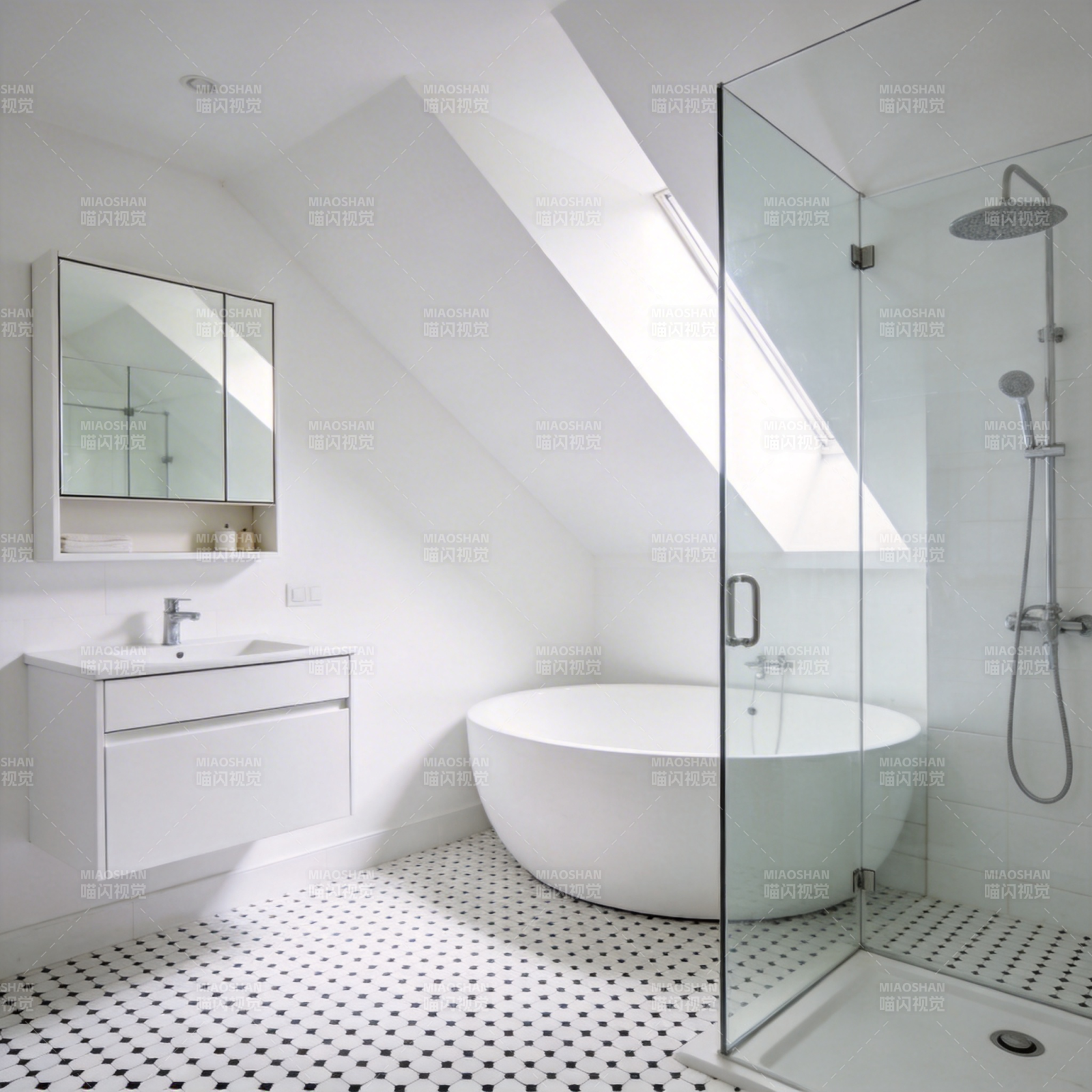 现代简约浴室设计图片