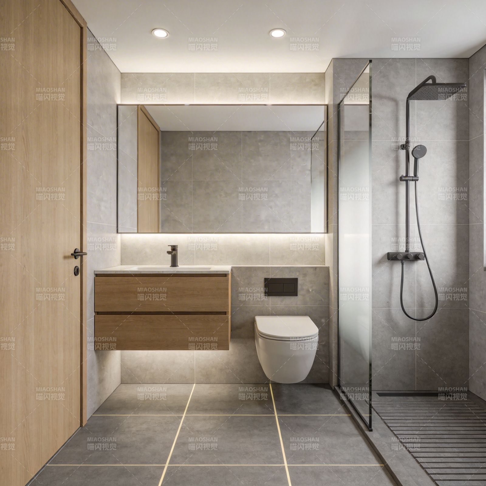 现代简约浴室设计图片