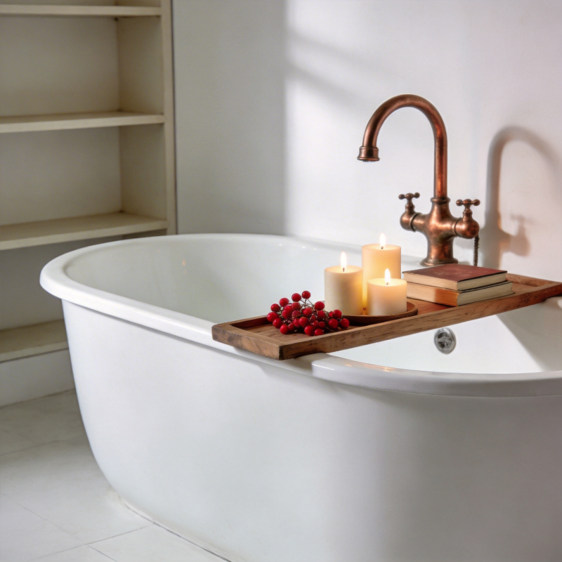 温馨浴缸时光图片