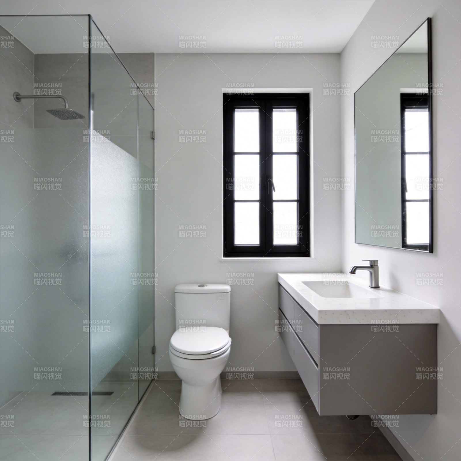 现代简约浴室设计图片