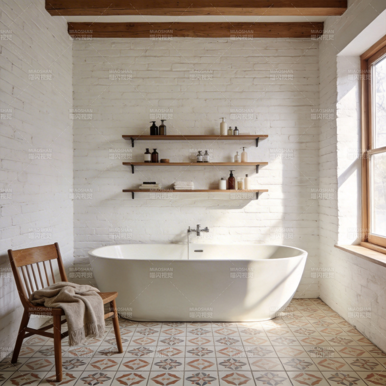 简约浴室 自然之美图片