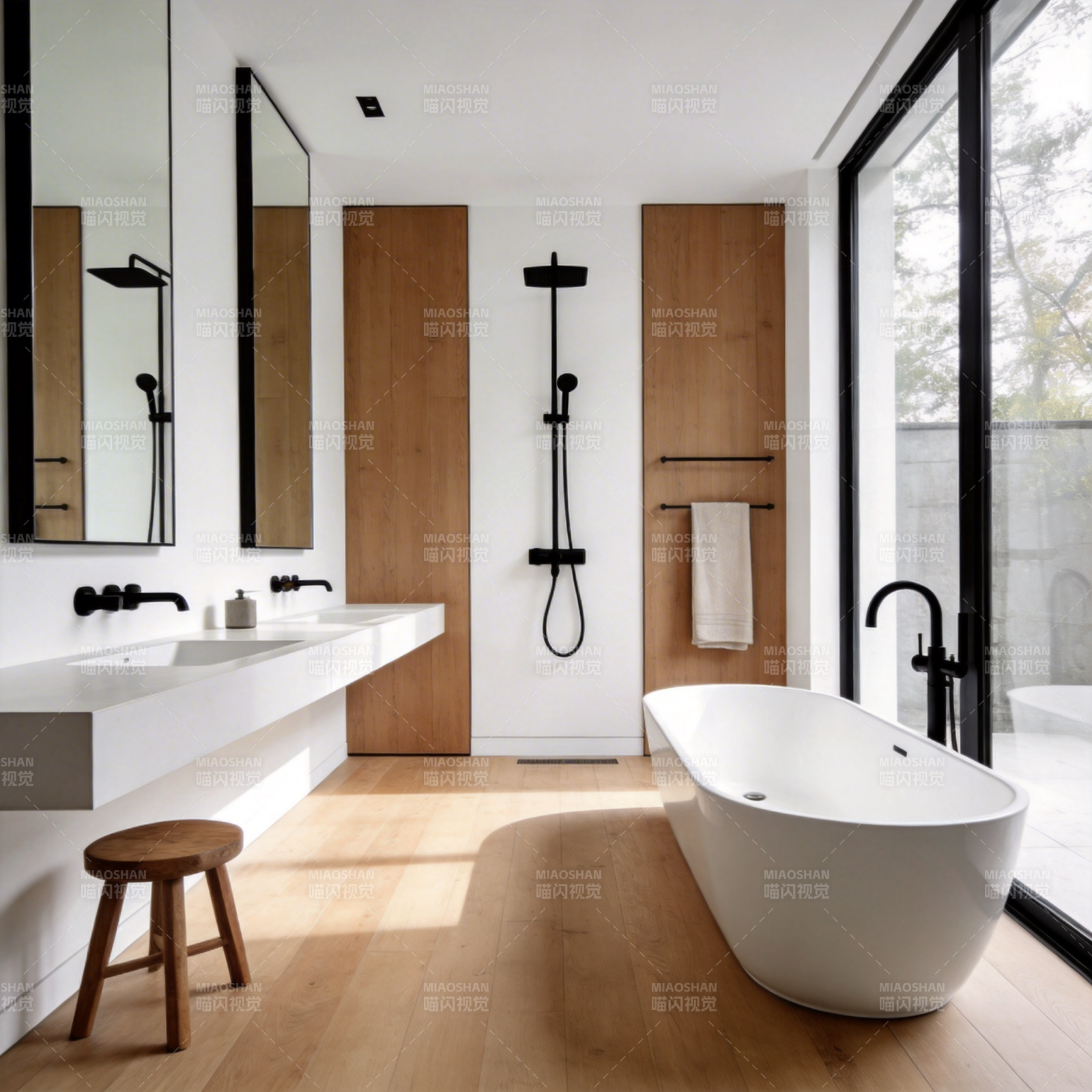 现代简约浴室设计图片