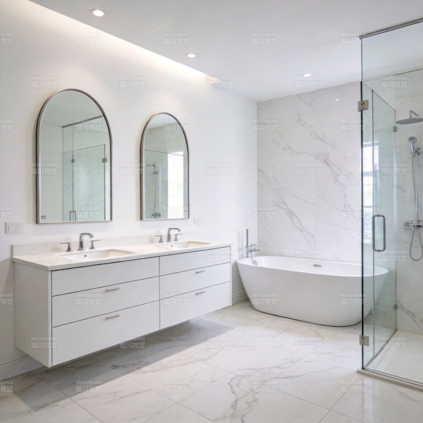 现代简约浴室设计图片