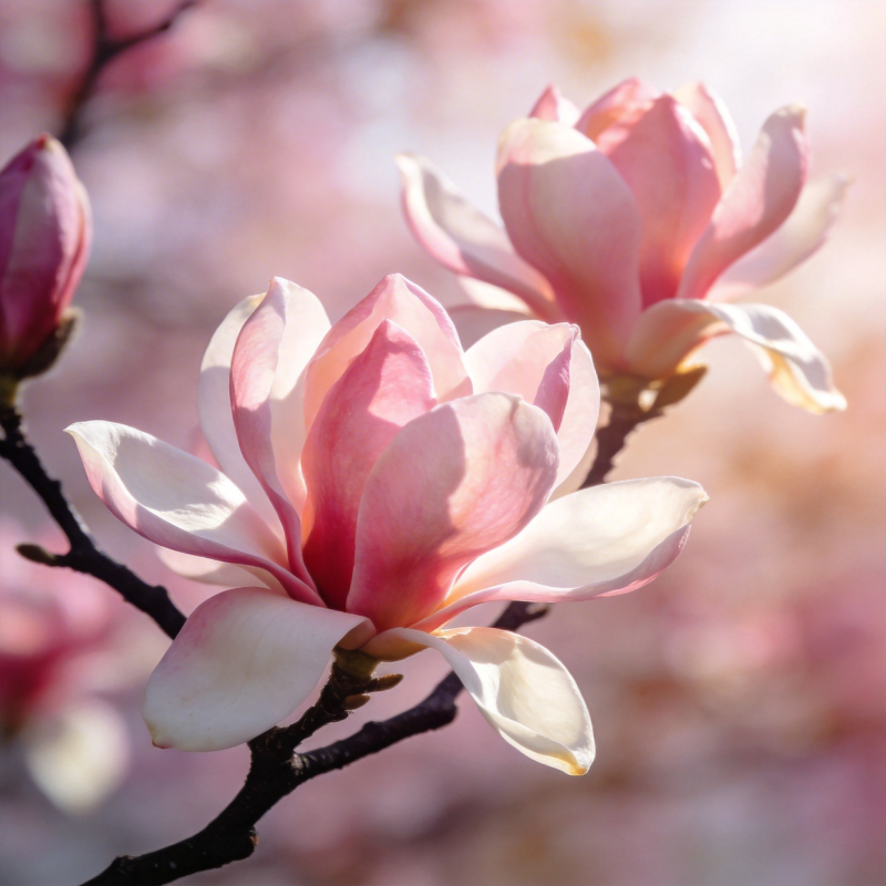 玉兰花开 春意盎然图片