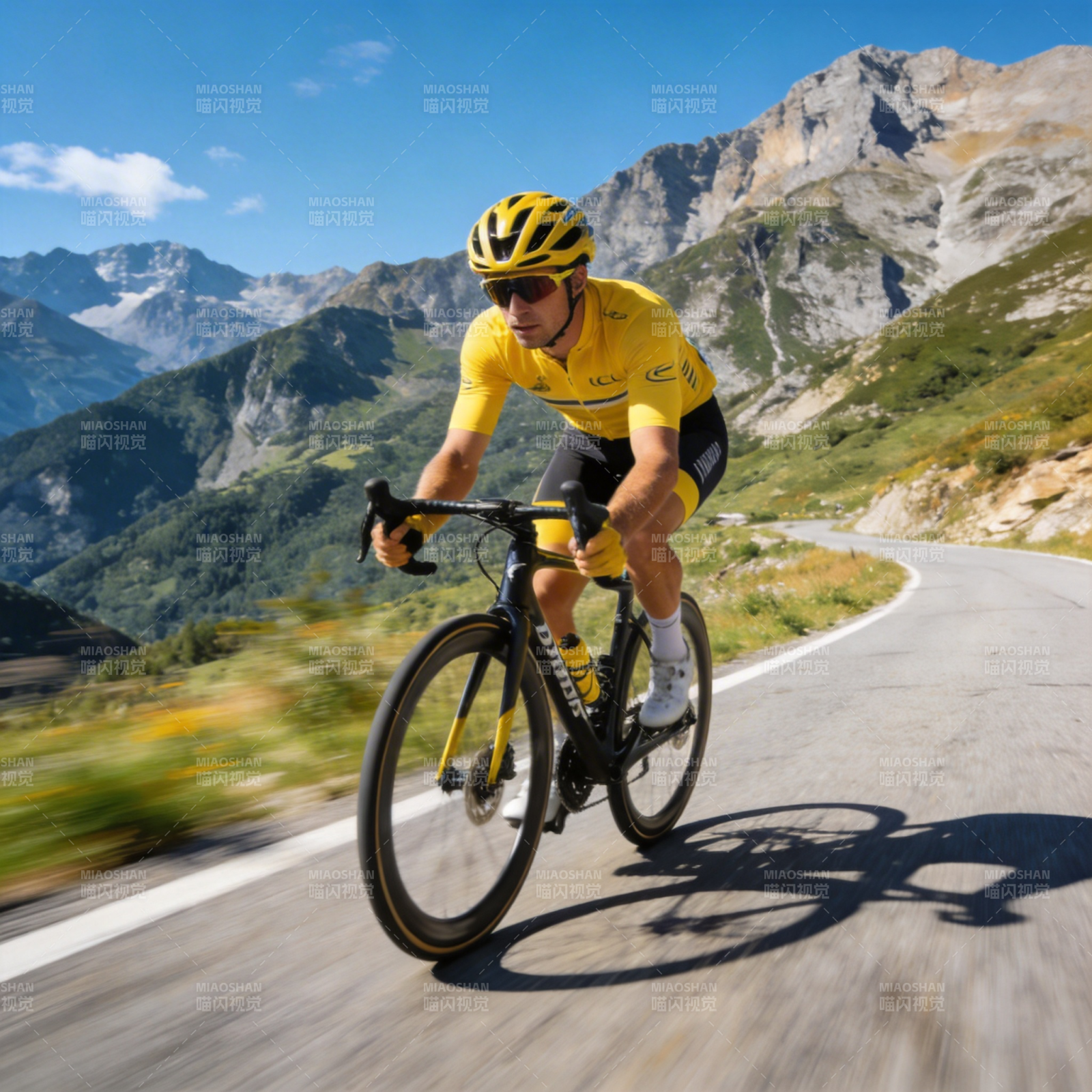 山地骑行 勇攀高峰图片