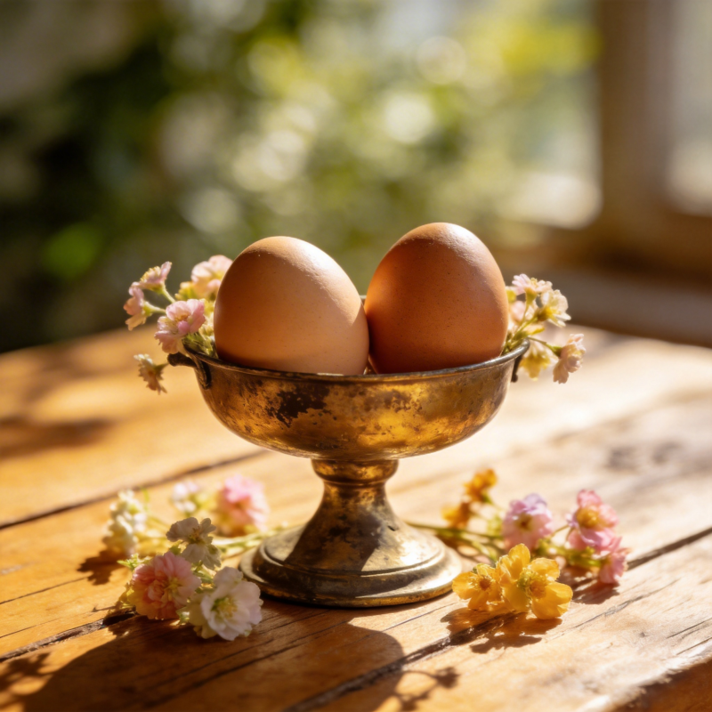 春日蛋花静谧景图片