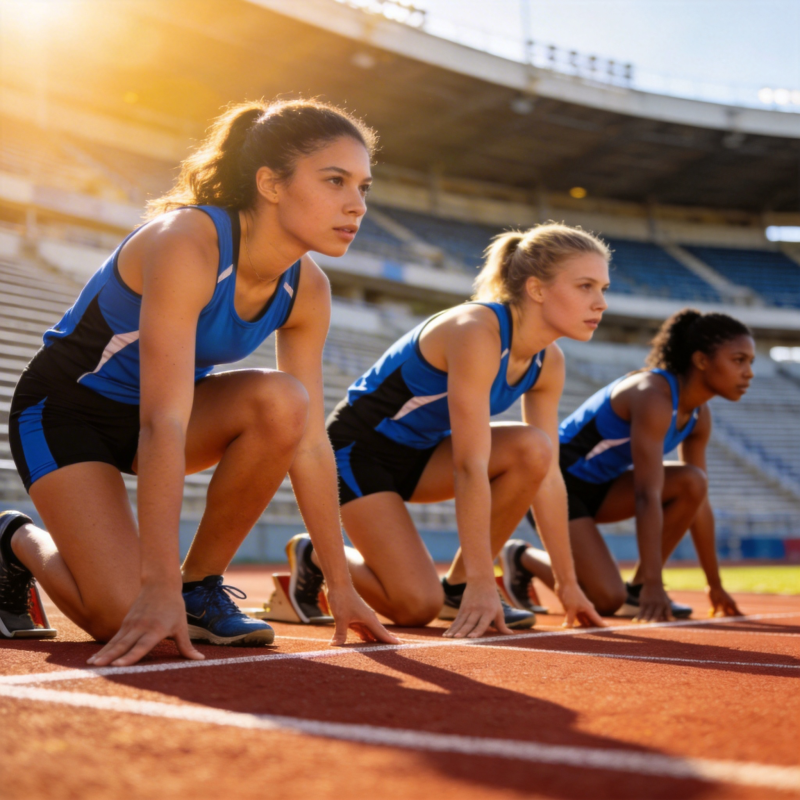 赛道起跑瞬间图片