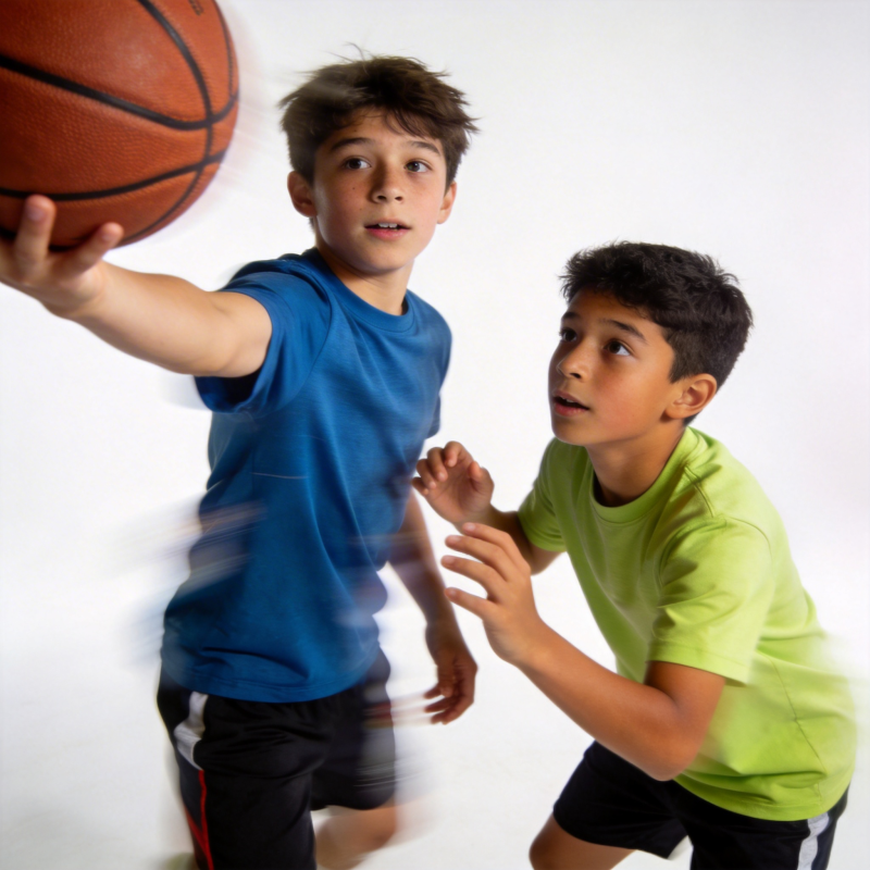 少年篮球对决图片