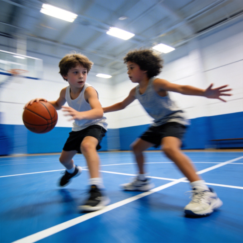 少年篮球对决图片