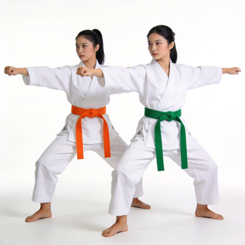 双人空手道对决图片