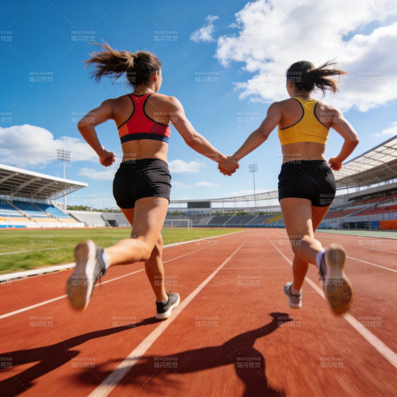 携手奔跑 共赴终点图片