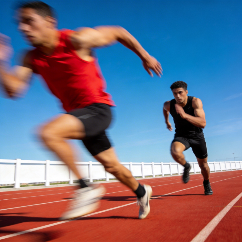 赛道上的速度对决图片