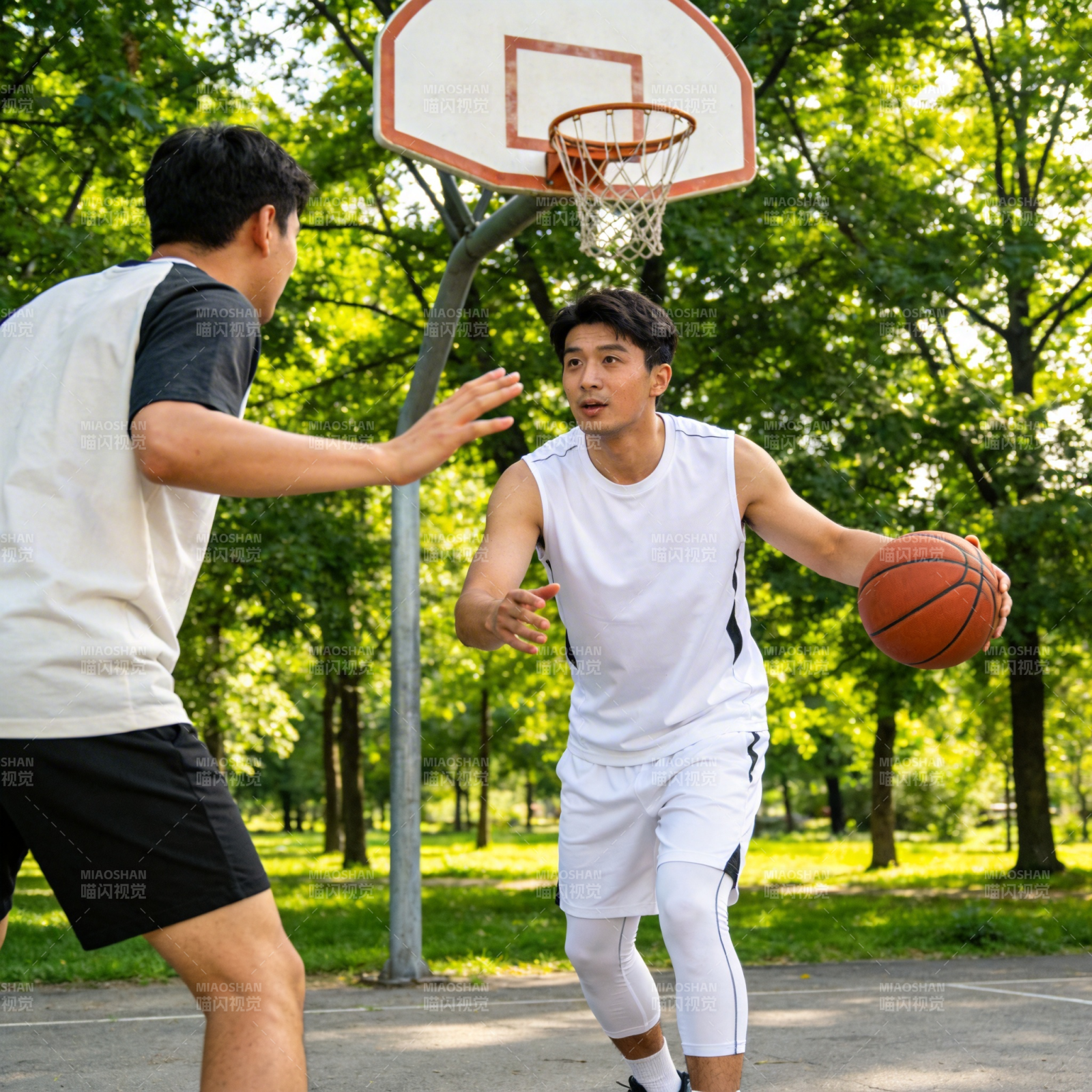 街头篮球对决图片