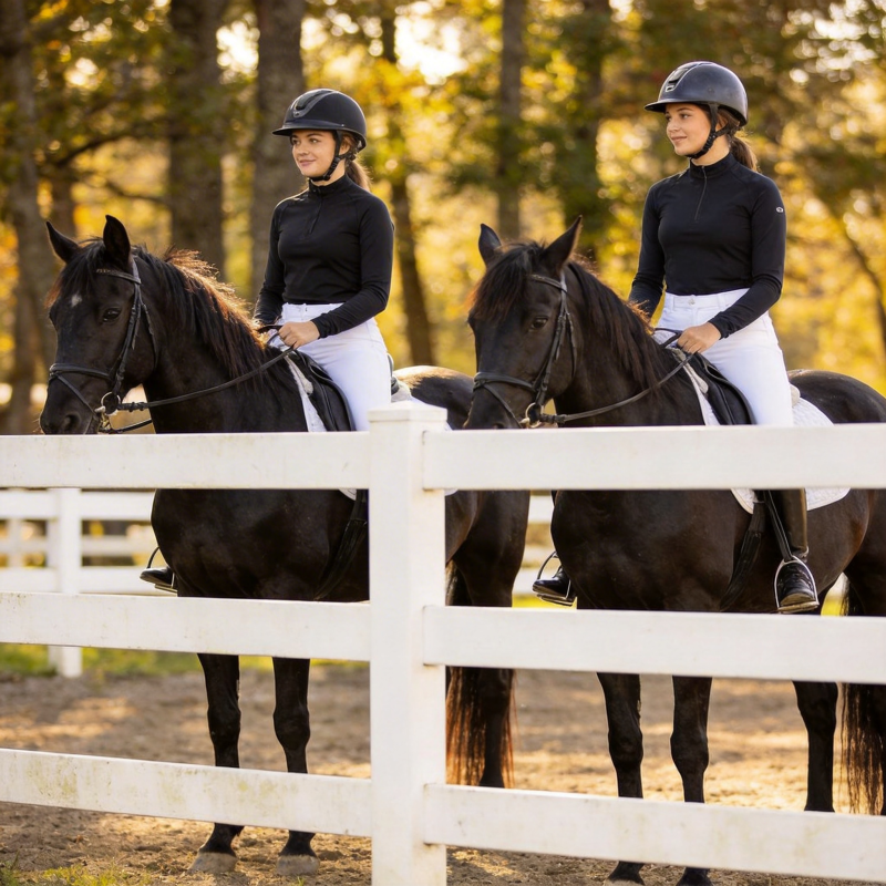 双骑共舞 优雅同行图片