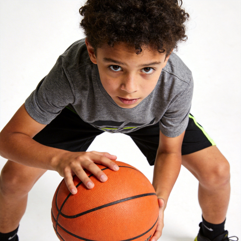 少年篮球控球瞬间图片