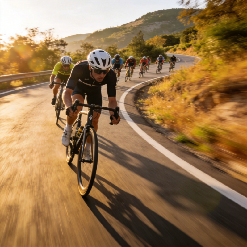 骑行追风 山道疾驰图片