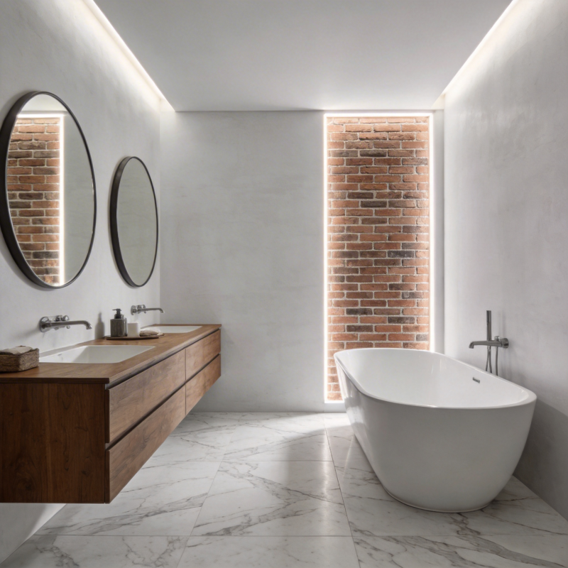 现代简约浴室设计图片