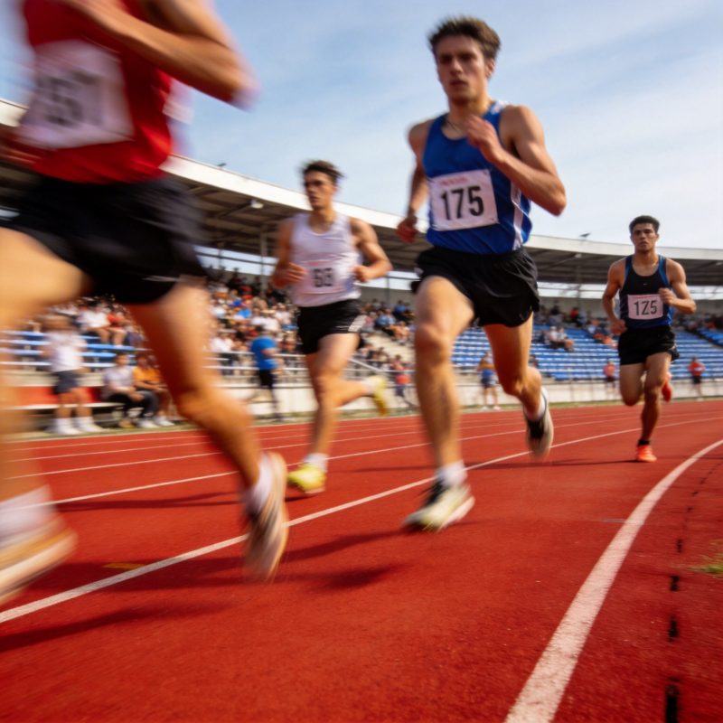 赛道上的激烈竞速图片