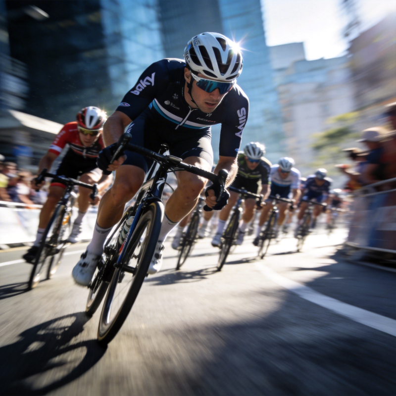 自行车赛冲刺瞬间图片