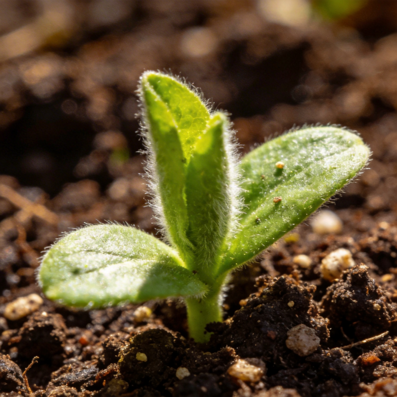 嫩芽破土而出图片