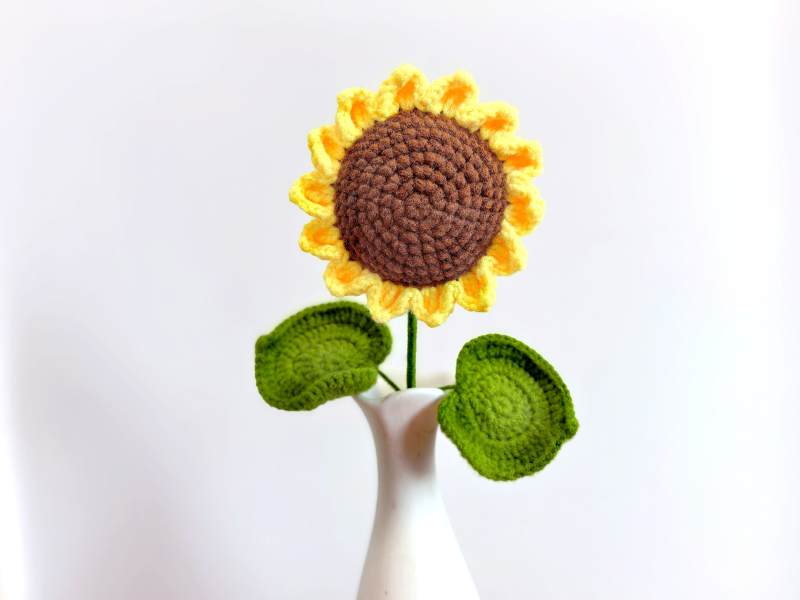 钩织向日葵图片