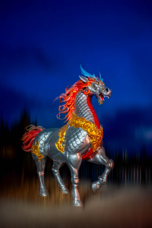 马年龙马精神图片