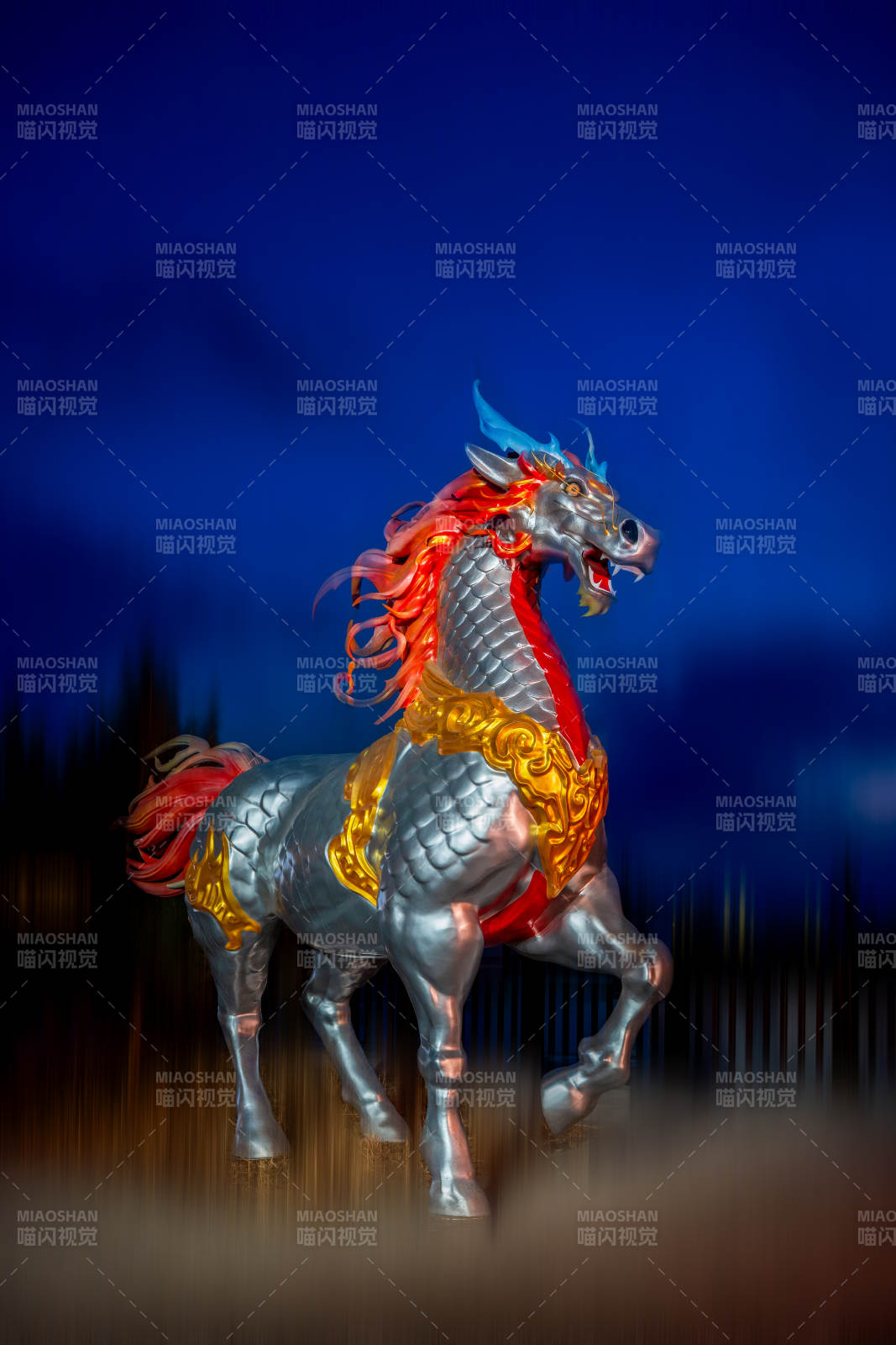 马年龙马精神图片