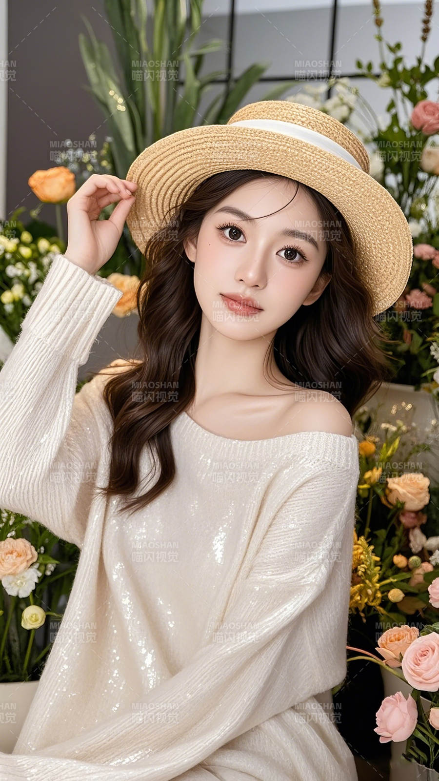 花间少女 优雅如诗图片