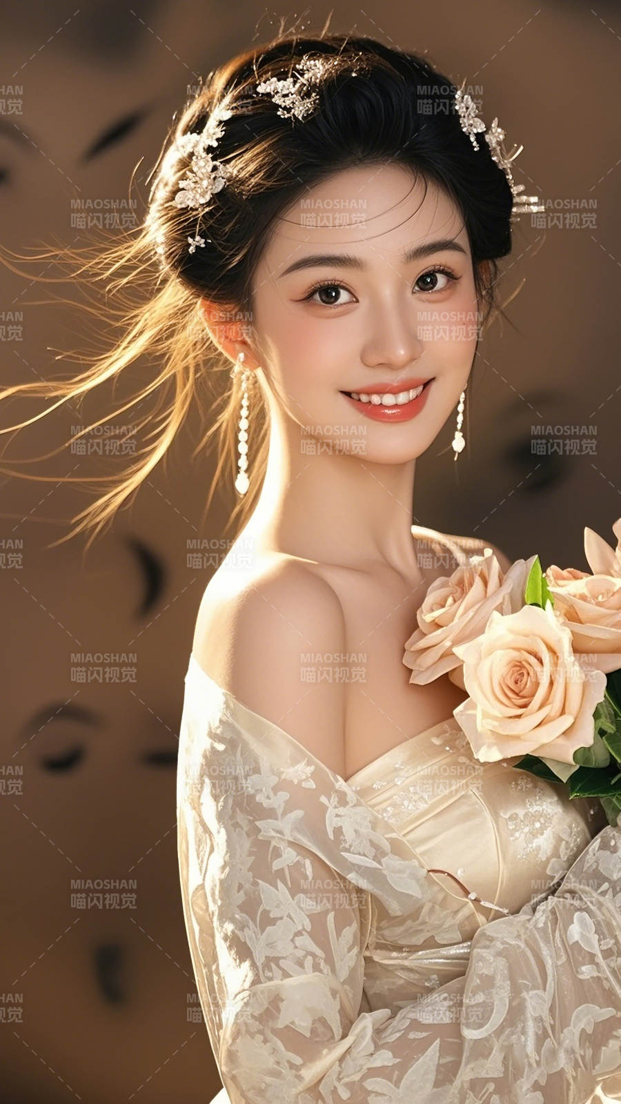 花间新娘 柔美动人图片