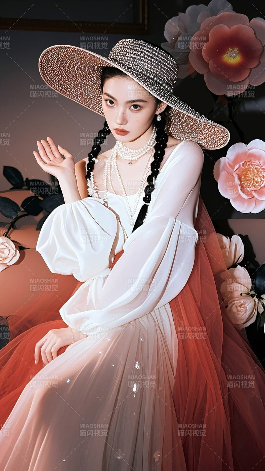 花间仙子 优雅绽放图片