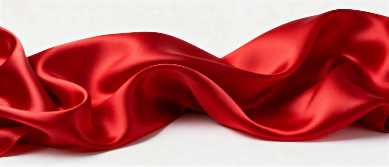 红色丝缎飘逸图片