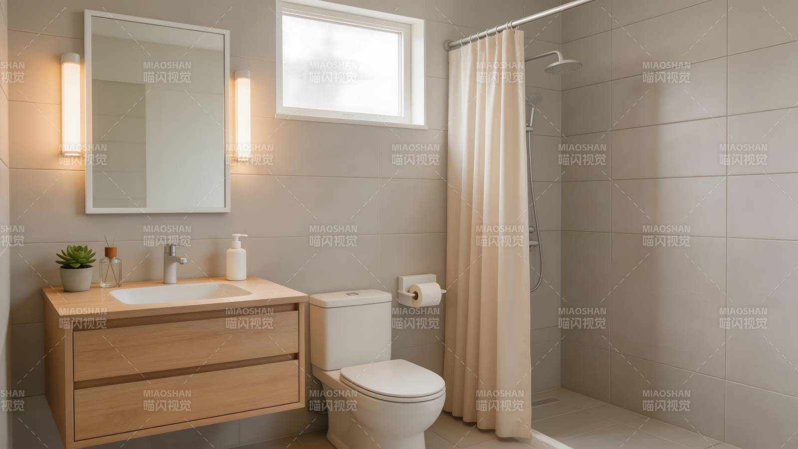 现代简约浴室设计图片