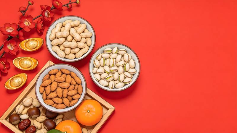 坚果年货礼盒图片