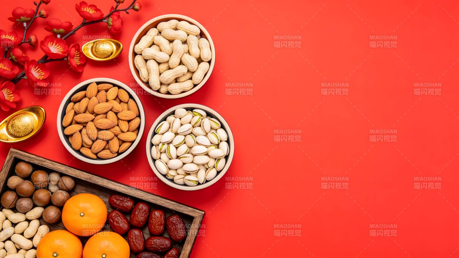 坚果年货礼盒图片