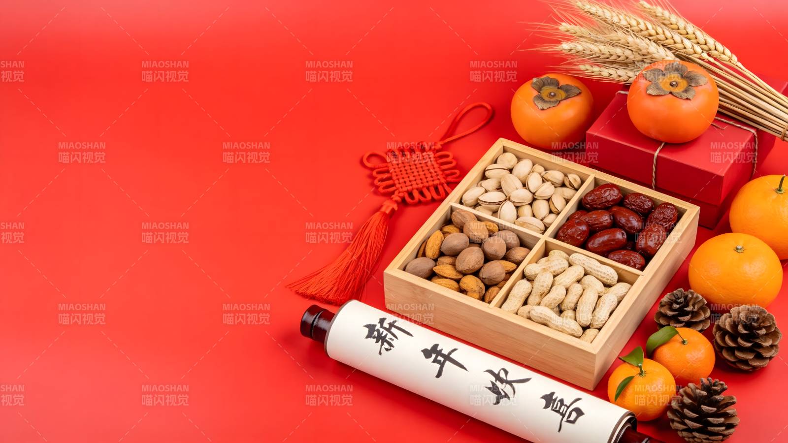 年货礼盒迎新春图片