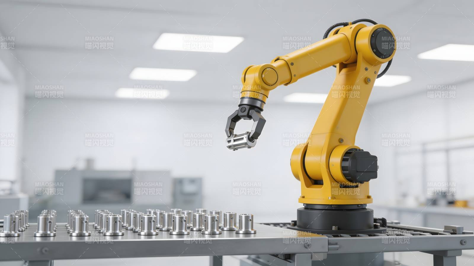 智能机械臂作业图片