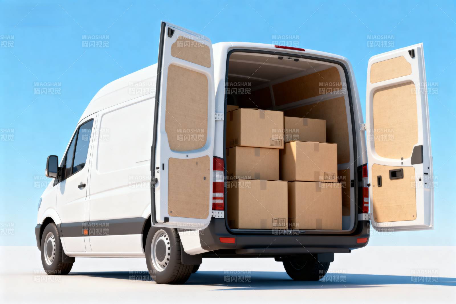 货车装箱运输图片