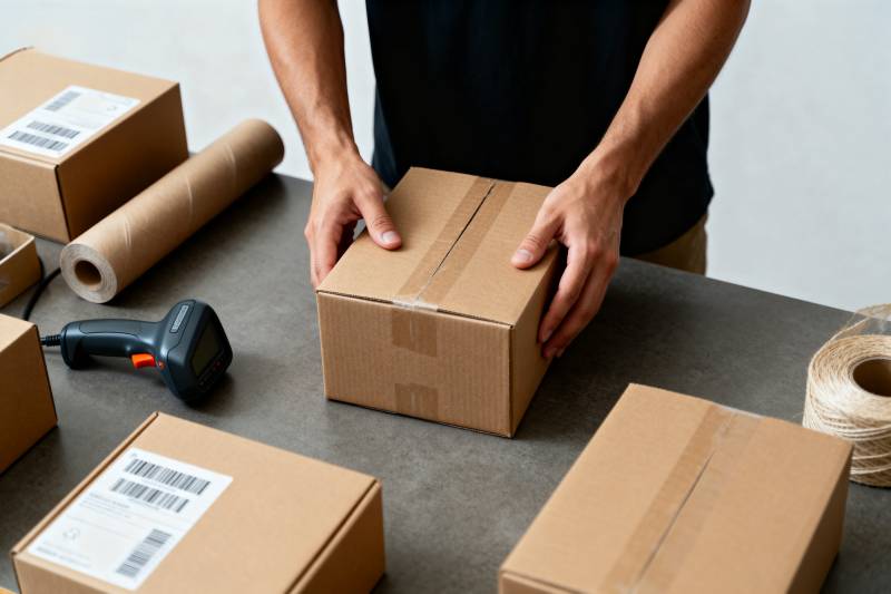 打包快递箱图片