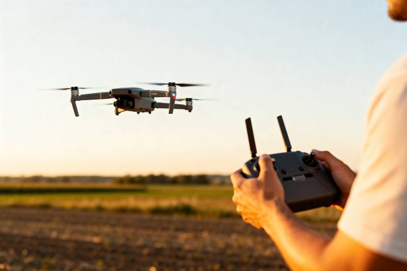 无人机飞行操控图片