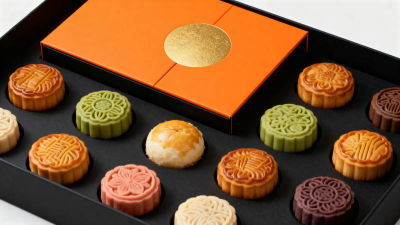 中秋月饼礼盒图片
