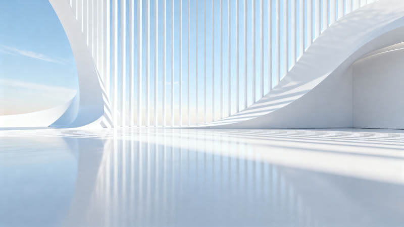 极简未来空间图片