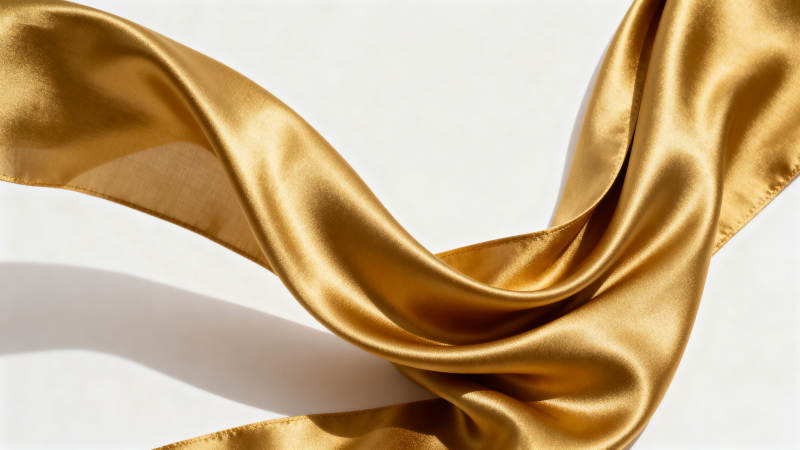金色丝缎飘逸图片