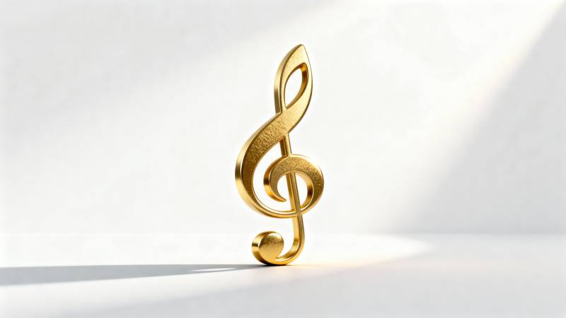 金色音符图片
