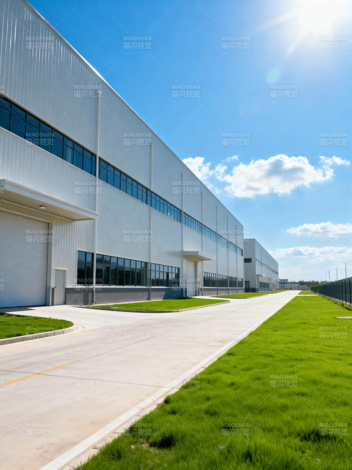 现代化工业厂房图片