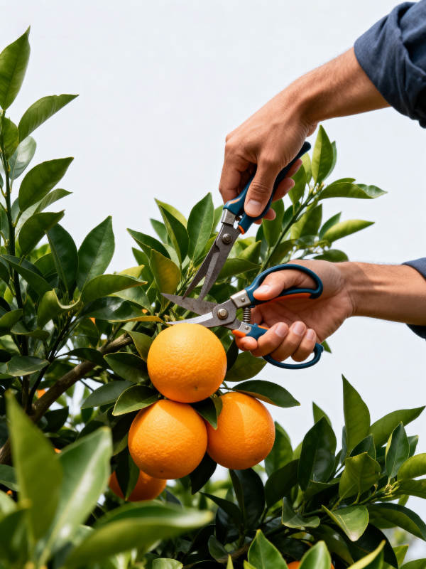 剪橙丰收时刻图片