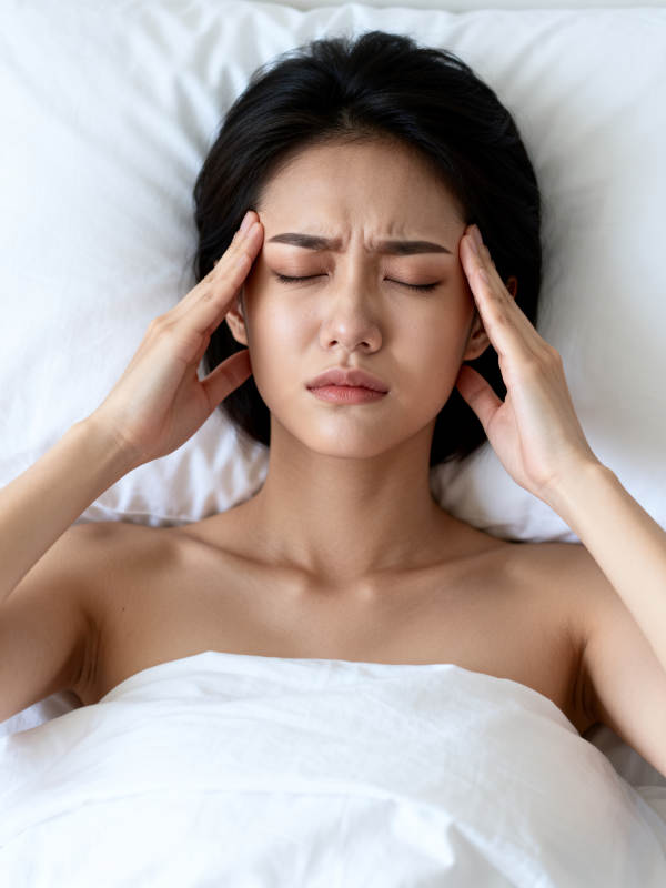 头痛困扰中图片