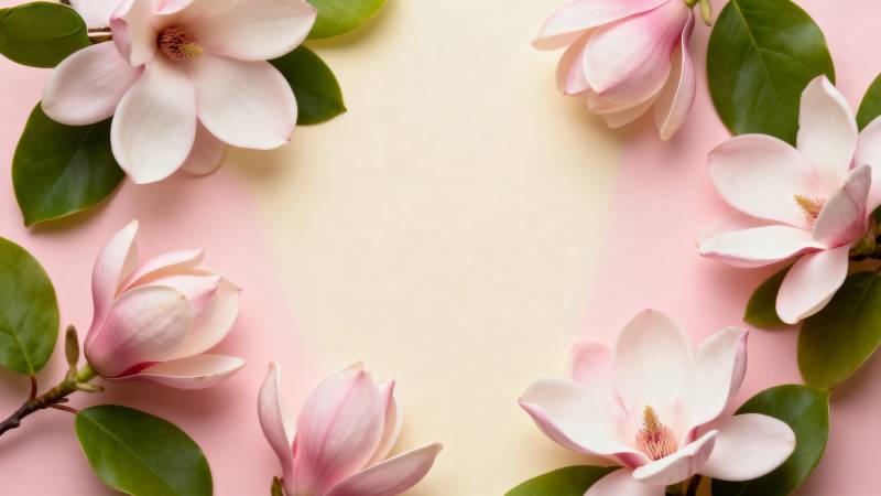 玉兰花绽放春意图片