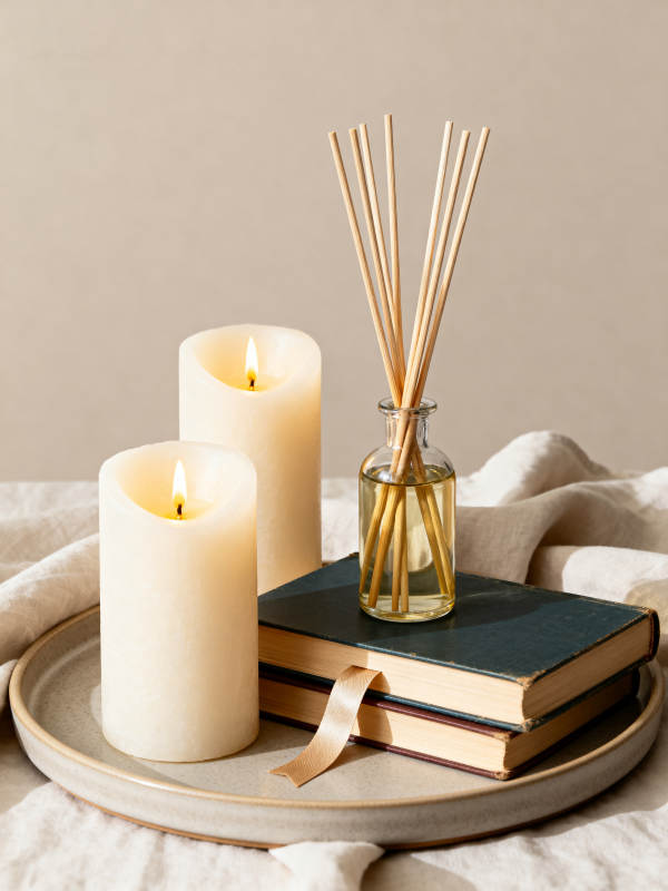 香氛烛光静谧时光图片