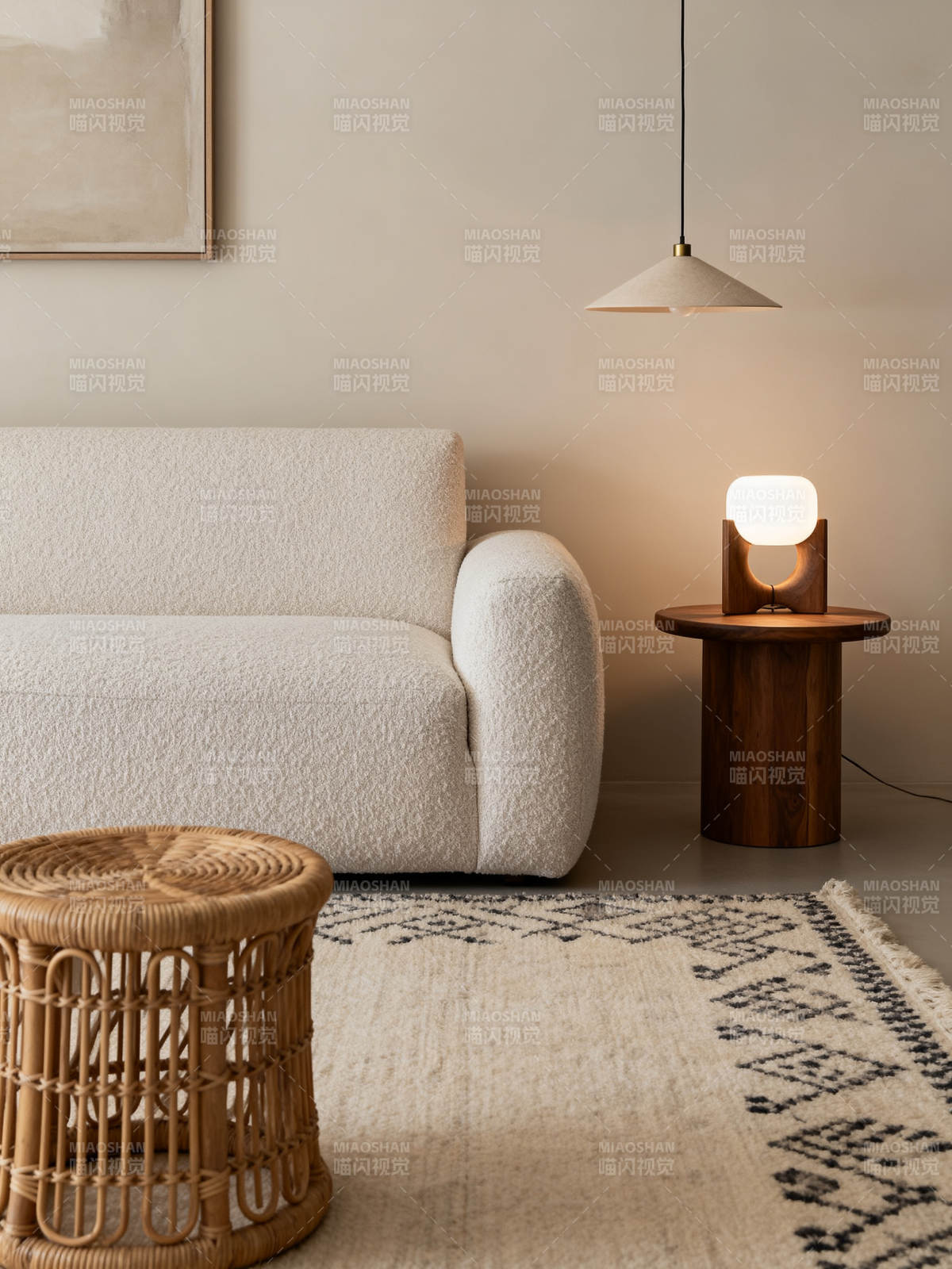 简约客厅一角图片