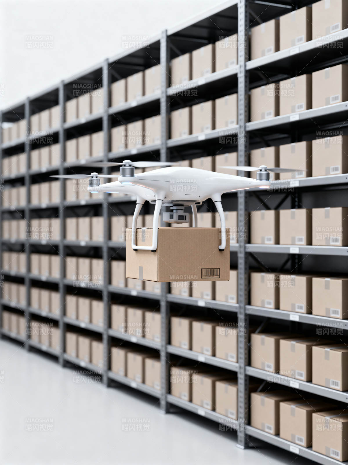 无人机仓库配送图片